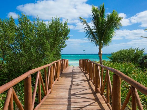 Walkway to beach