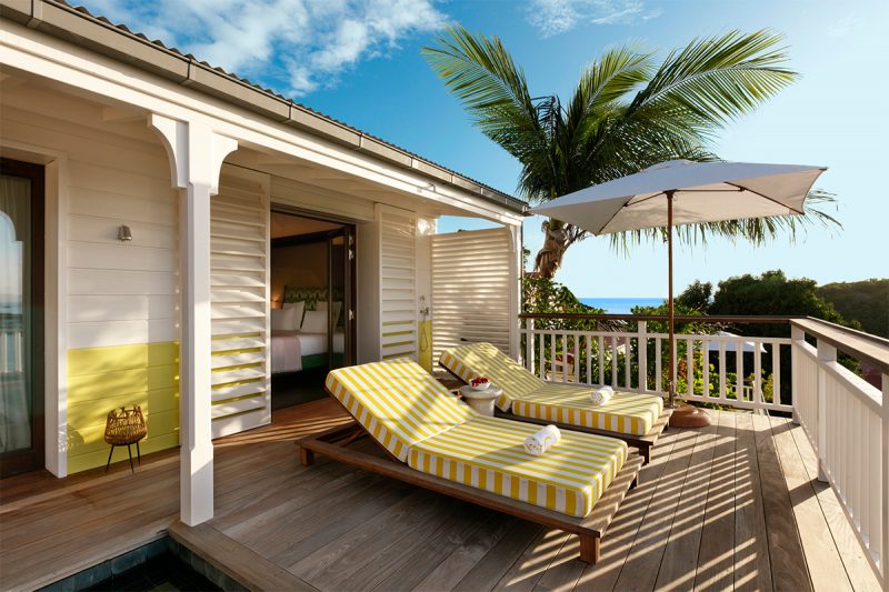 Hôtel Barrière Le Carl Gustaf St. Barth Double Luxury Bungalow Suite Terrace Sea View 2