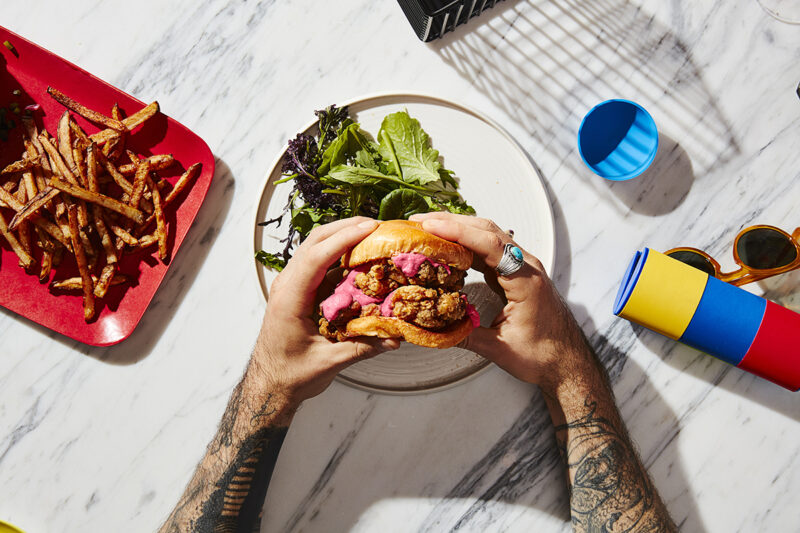 Razzle Dazzle menu items. Still photography by Christopher Testani/Plum Reps. 2019.
razzle dazzle photoshoot by Chris testani