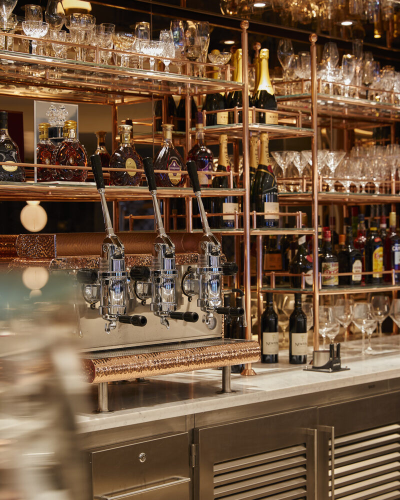 Behind the bar at SIP Lounge